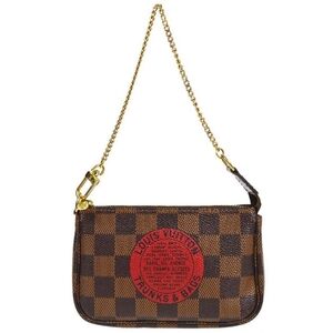 Authentic Brand New Louis Vuitton Damier Ebene Pouchette Accessories
